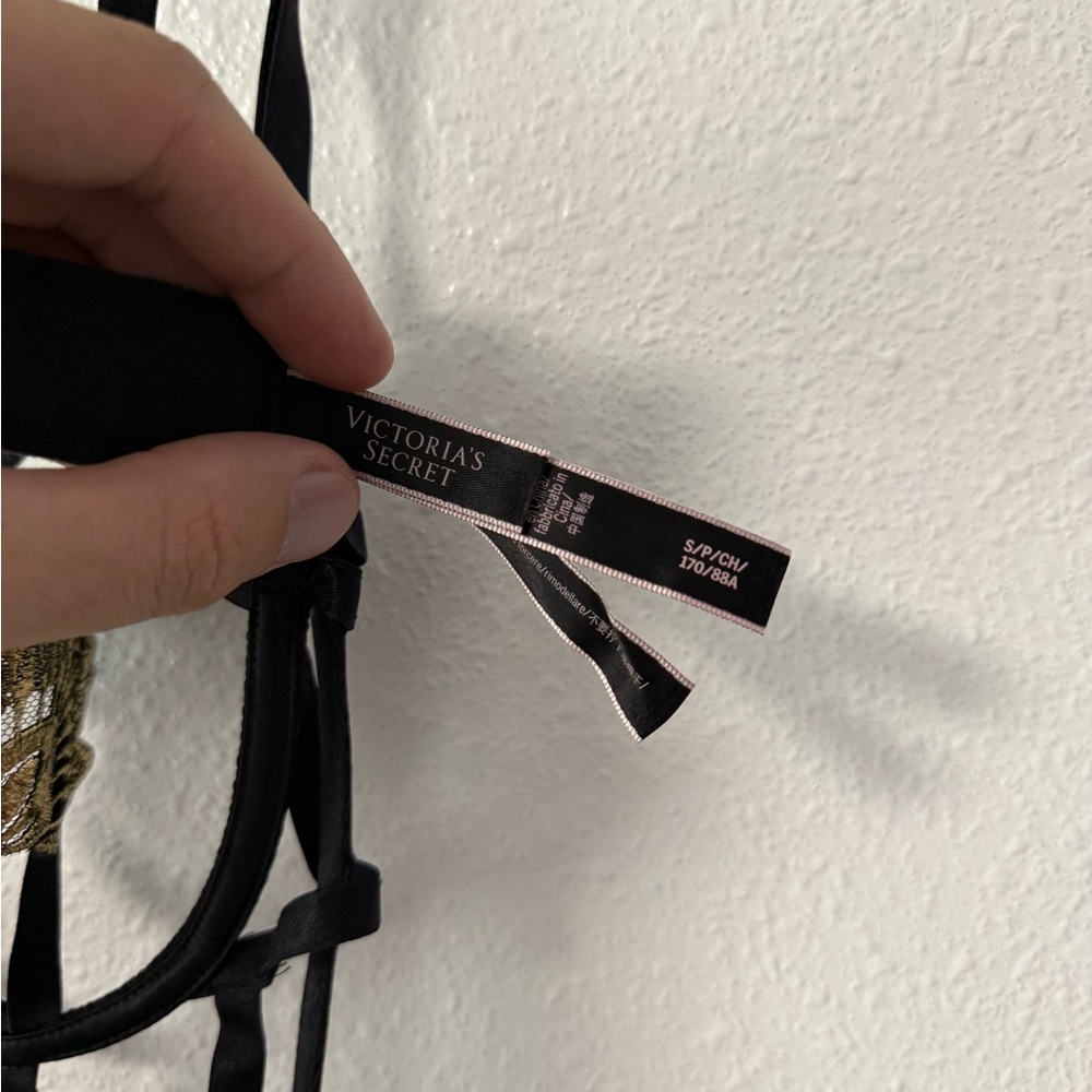 Victoria's Secret Black and Gold Bra